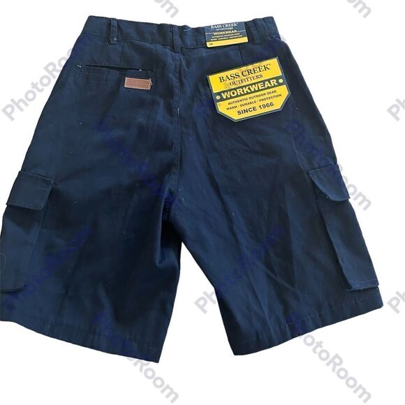 Bass Creek Outfitters Mens Workwear Shorts Navy Blue, size 30, NWT - Picture 2 of 7
